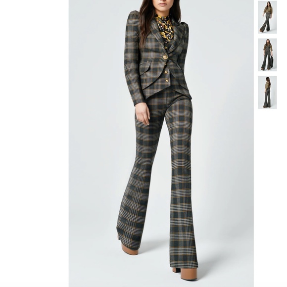 Smythe Pants - NWOT Smythe Plaid Flare Pants